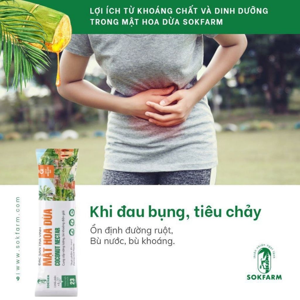 Mật hoa dừa cô đặc Sokfarm dạng tuýp - Hành trang tiện lợi, nạp năng lượng tức thời, thay thế bữa ăn nhẹ không lo tăng cân, dùng được cho người tiểu đường