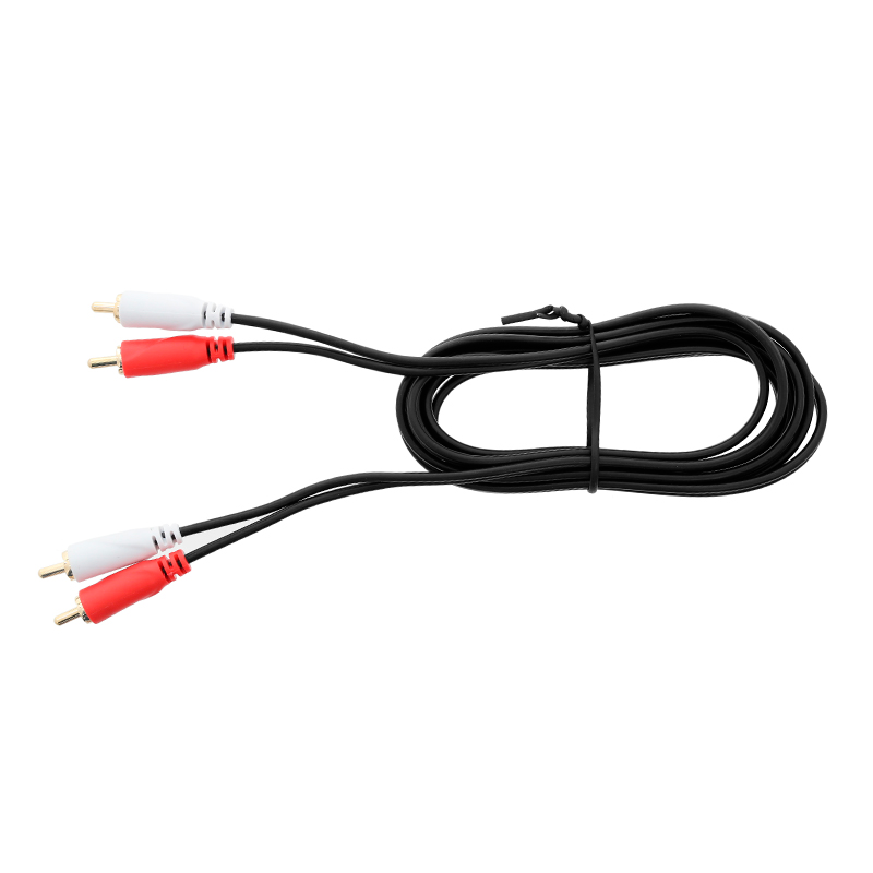 Cáp Audio 2RCA 2m eSaver DS148-WB Đen - Hàng chính hãng