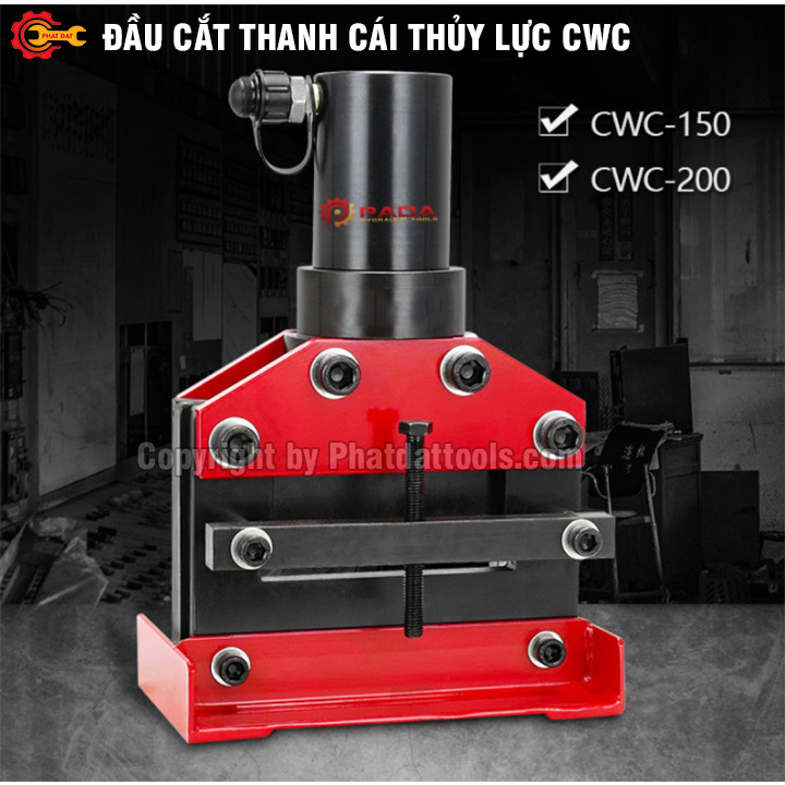 Máy cắt thanh cái thủy lực CWC150