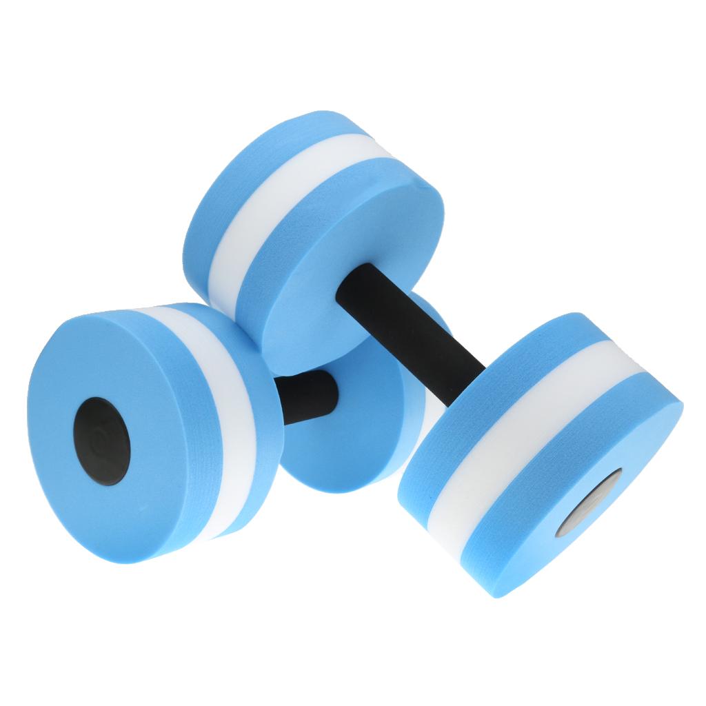 2x Water Aerobics Dumbbell Aquatic Barbell Fitness Pool Exercise