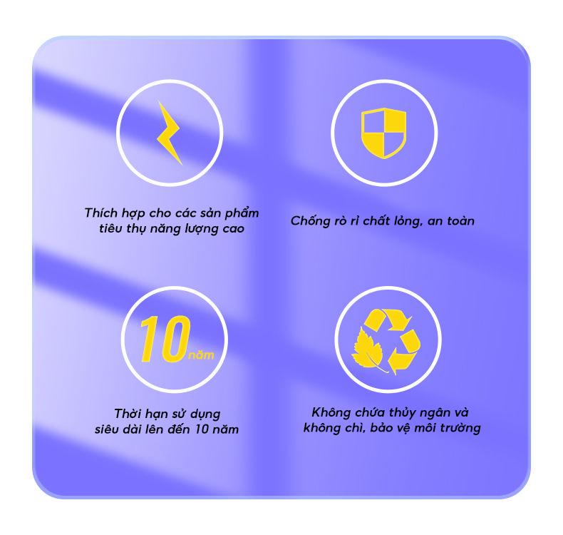 Vỉ 8 Pin Tiểu Pisen AA5 1.5V Super Heavy - Pisen LR6