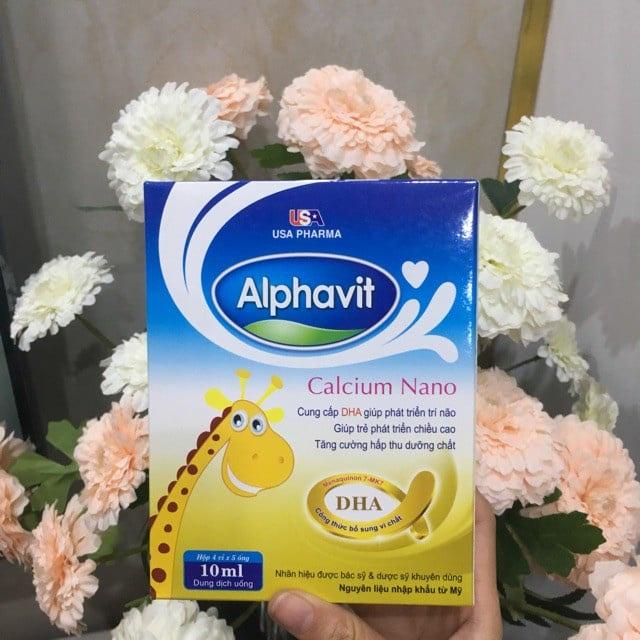 ALPHAVIT CALCIUM NANO tăng cường canxi cho hệ xương chắc khỏe