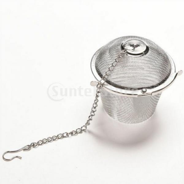 4Pcs Stainless Steel Skimmer Strainer Filter Spoon Wire Ball Tea Infuser