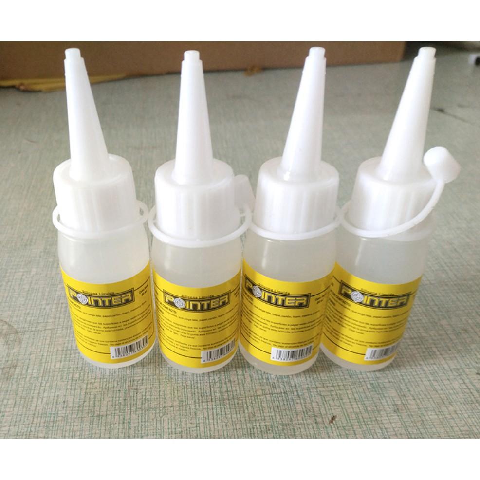 Keo silicone keo siliglue 30ml không màu và không mùi làm đồ thủ công, DIY, handmade có thể dán giấy, vải, gỗ