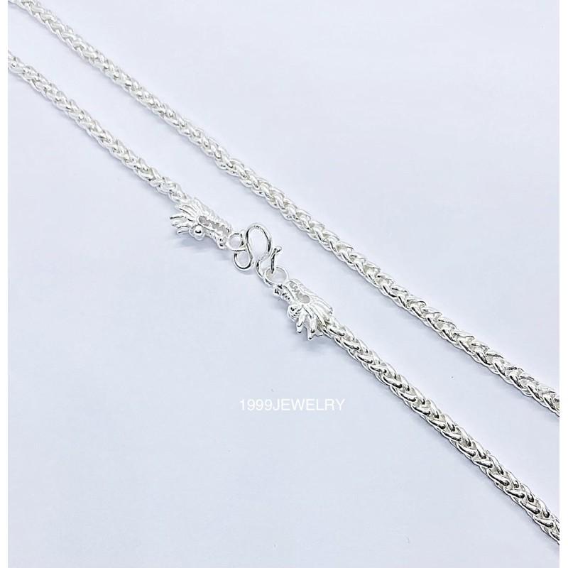 Dây chuyền bạc nguyên chất cá tính, mạnh mẽ dành cho nam.