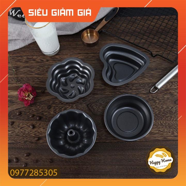 Khuôn nướng bánh chống dính mini nướng bánh bông lan 4inch CHẤT LƯỢNG GIÁ TỐT