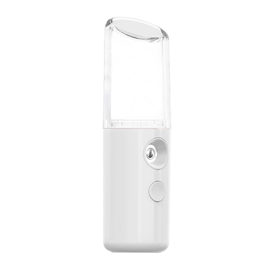 Newest Nano Face Handy Mist Sprayer Rechargeable Facial Mister - White