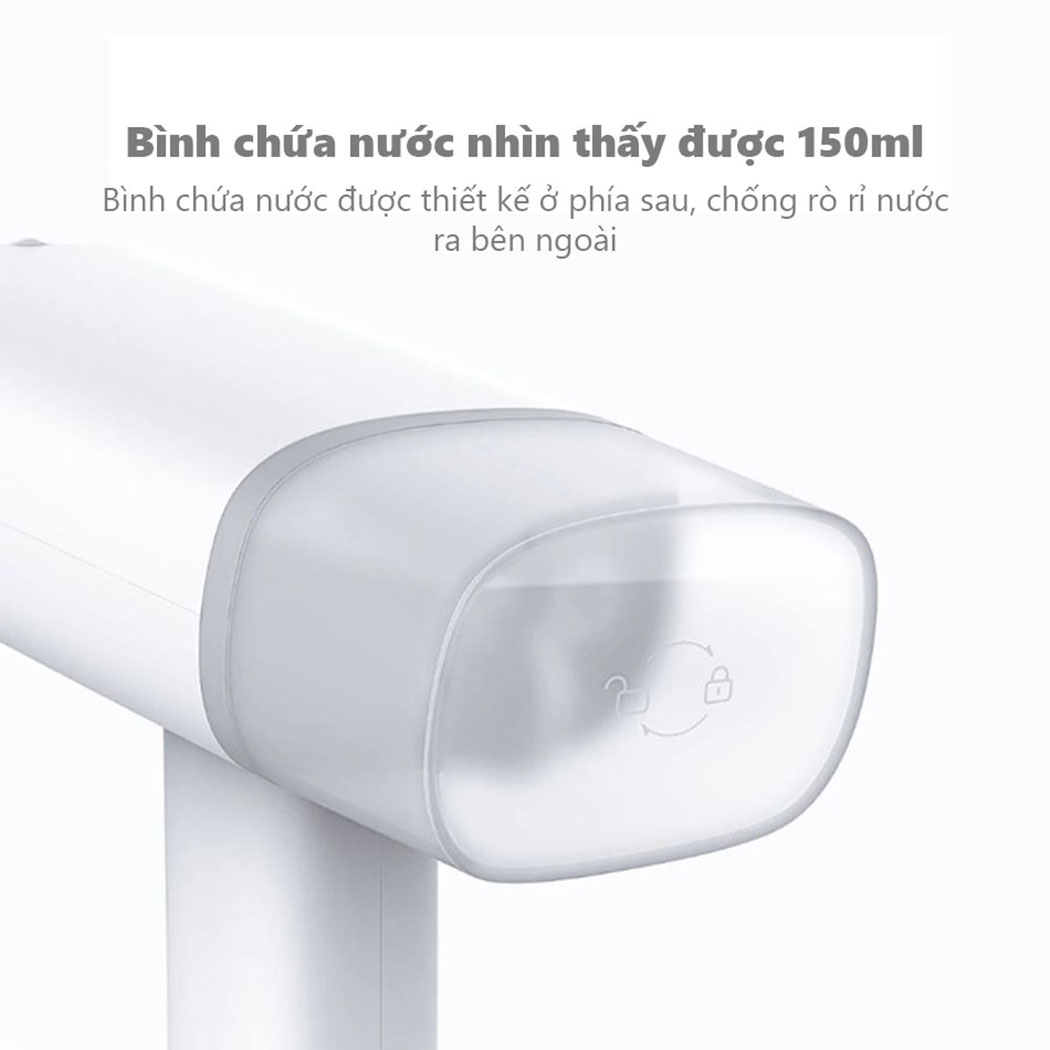 Bàn Ủi Hơi Nước Cầm Tay Xiaomi Zanjia GT-301W công suất định mức 1200W -  Hàng Nhập Khẩu