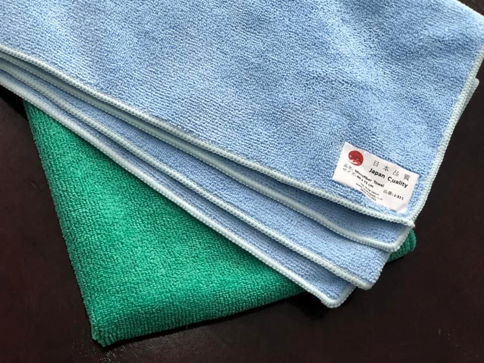 Khăn lau xe ô tô Microfiber - CAR SHOP JAPAN - Hàng cao cấp, chuyên dụng cho garage - Không làm xước sơn xe và lớp phủ bóng - Thấm nước cực nhanh - Siêu mềm mịn - Độ bền cao - Không rụng lông