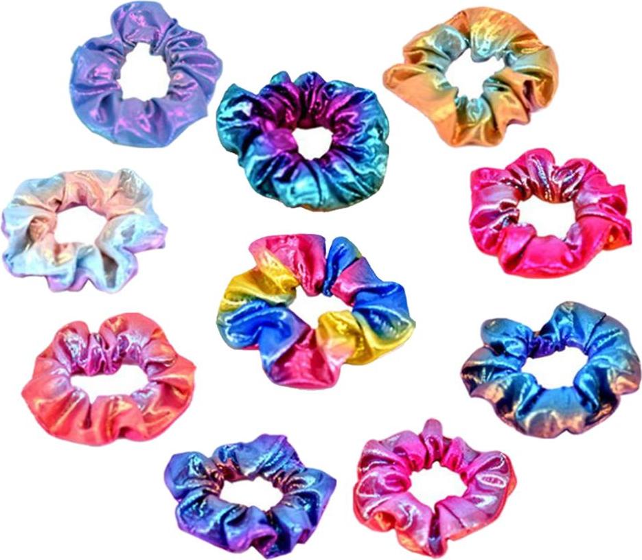 Các Loại Màu Tóc Scrunchies 10 Miếng