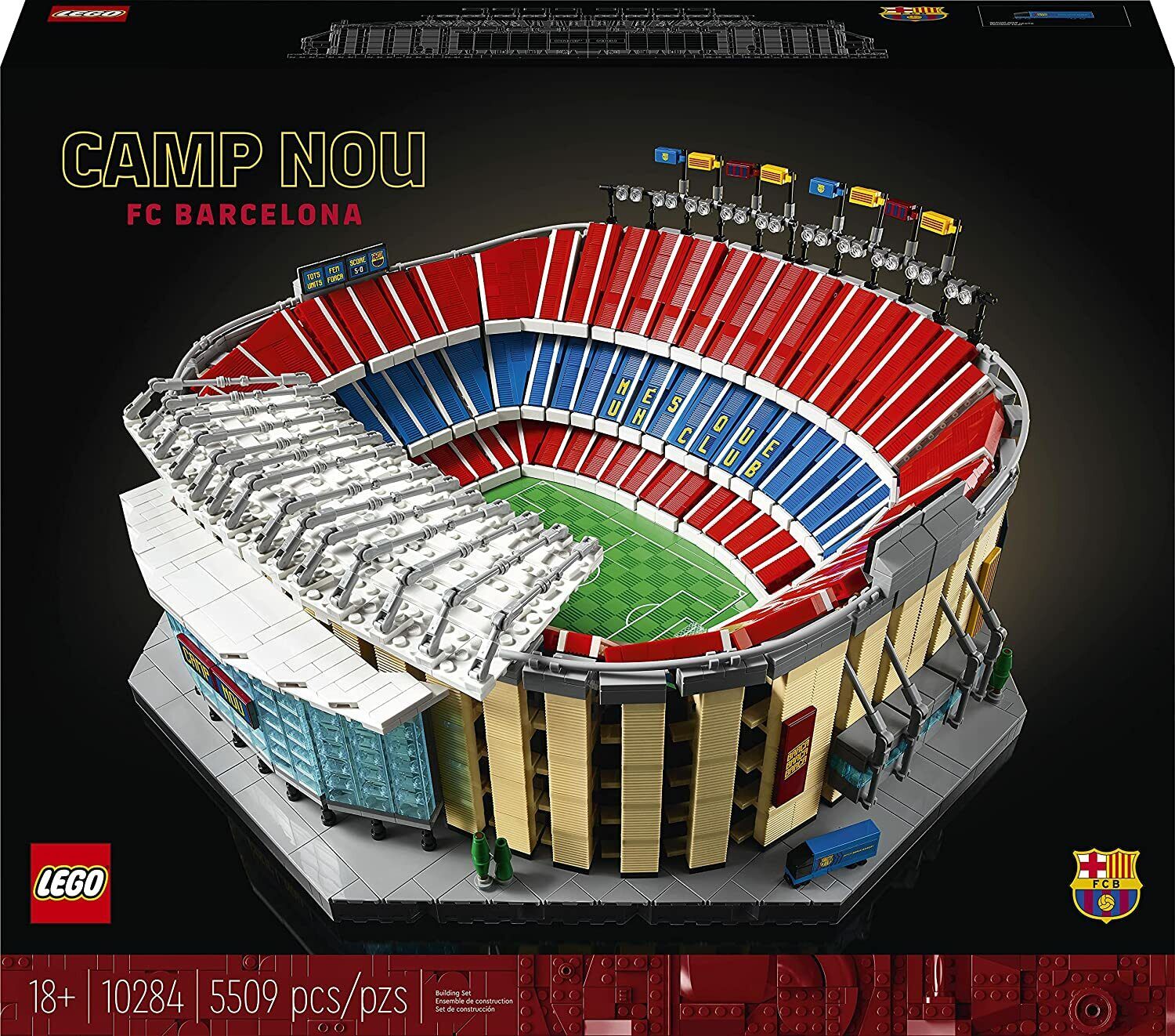 LEGO ADULTS 10284 - Sân Vận Động Bóng Đá FC Barcelona