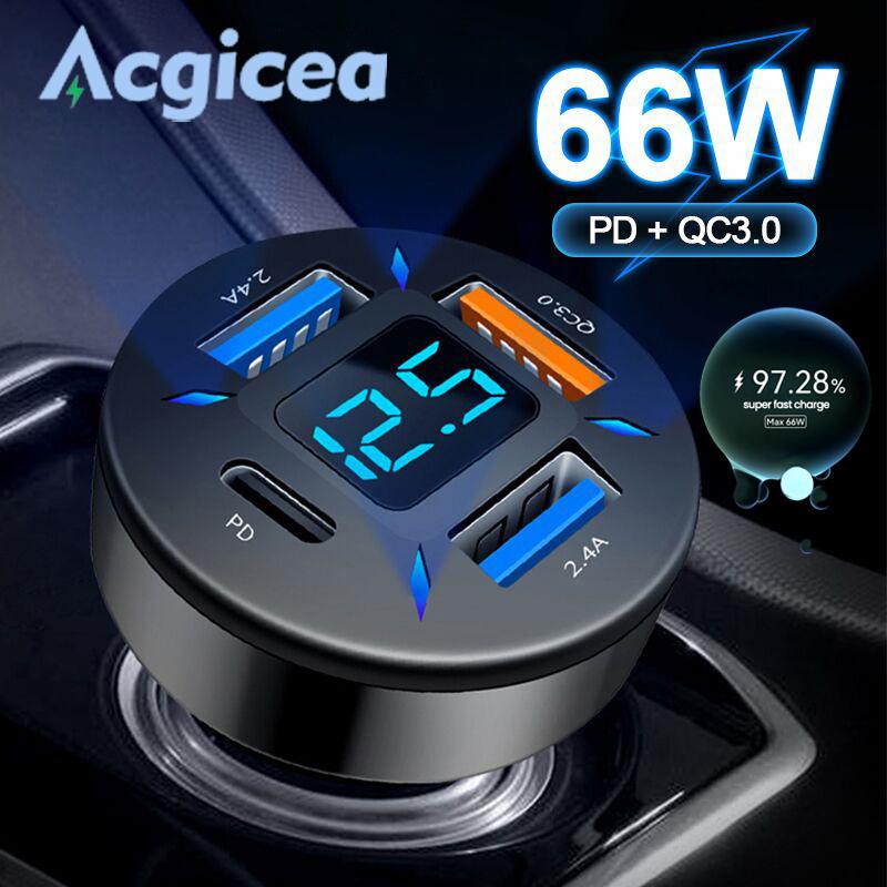 66W USB C Bộ sạc xe C C