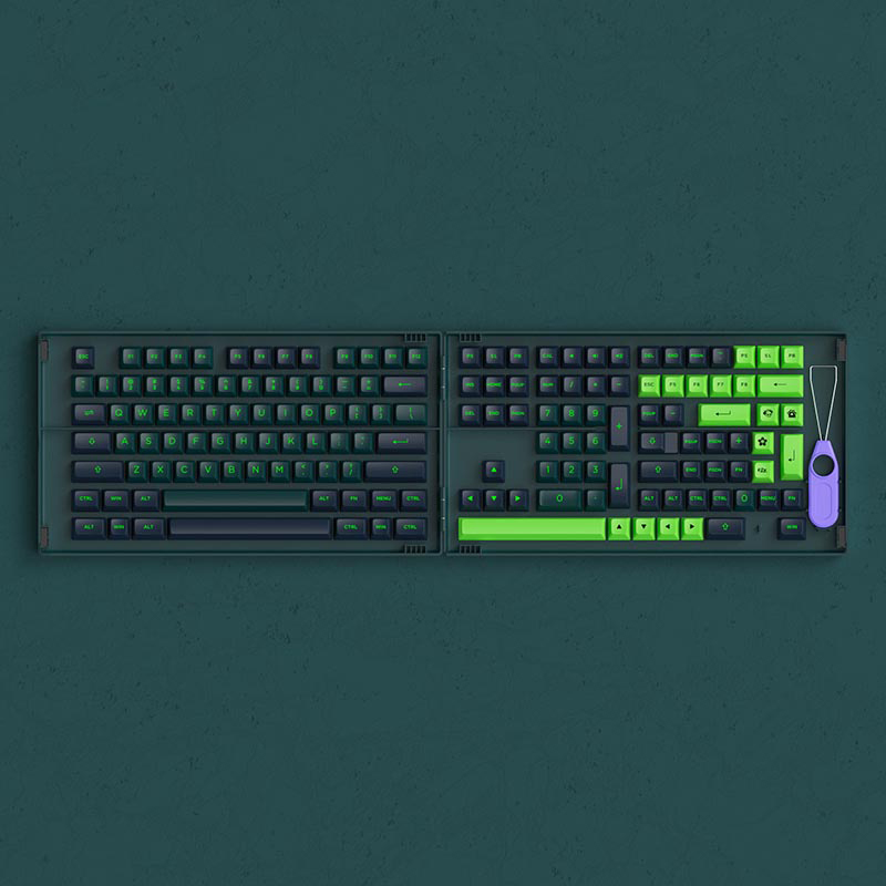 Nút Bàn Phím Cơ AKKO Keycap Set - Wave (ASA Pofile) - Hàng Chính Hãng