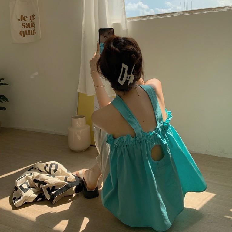 Áo đi biển, áo trễ vai, áo tiểu thư_A6