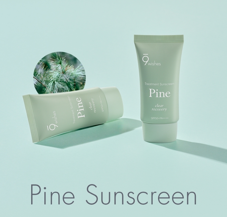 Kem Chống Nắng Thanh Lọc và Phục Hồi Da 9Wishes Pine Treatment Suncreen SPF50+ PA++++ 50ml