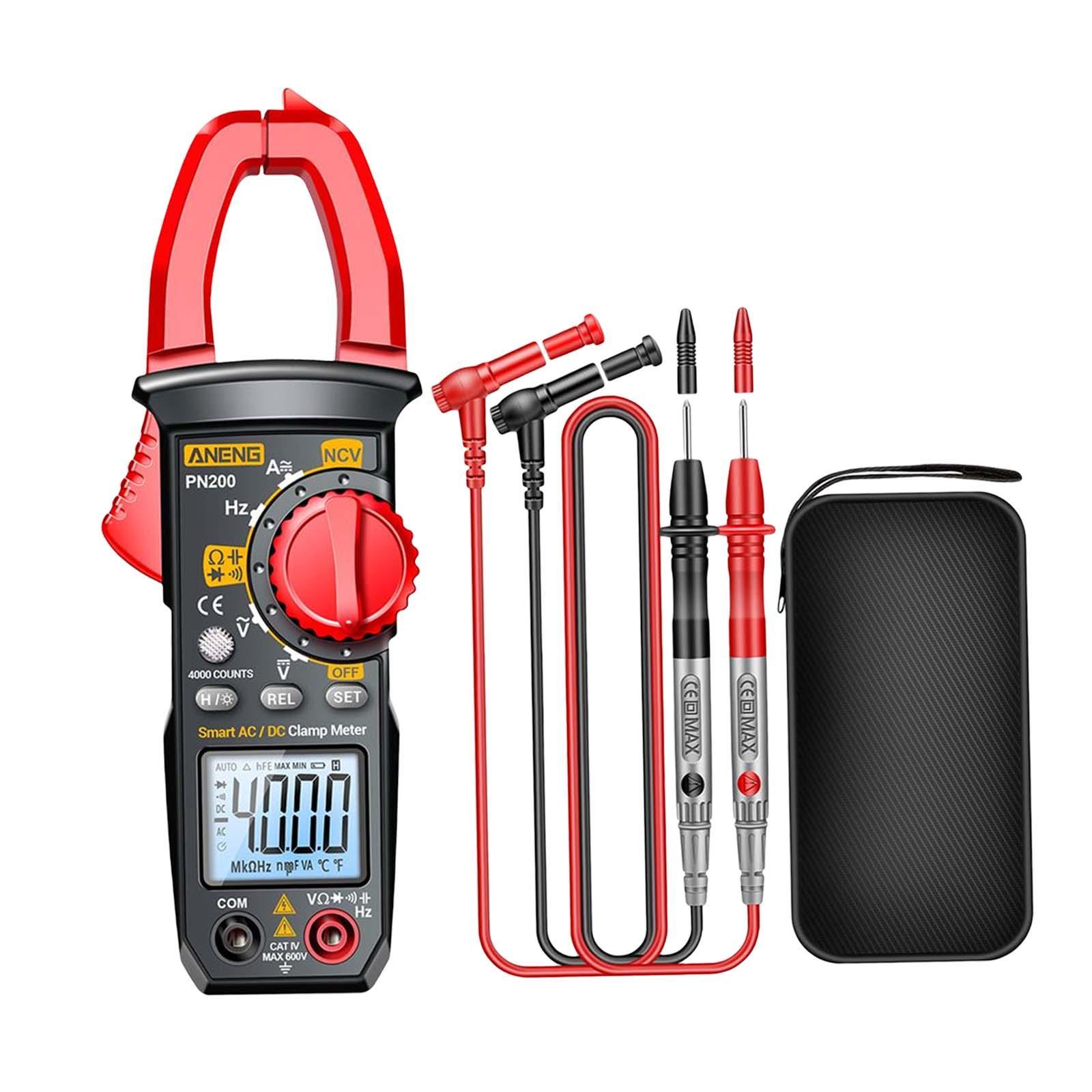 Digital Clamp Meter Accs Handheld Professional AC DC Universal Measures Tool Multimeter for Auto Voltage Resistance Electrician Current