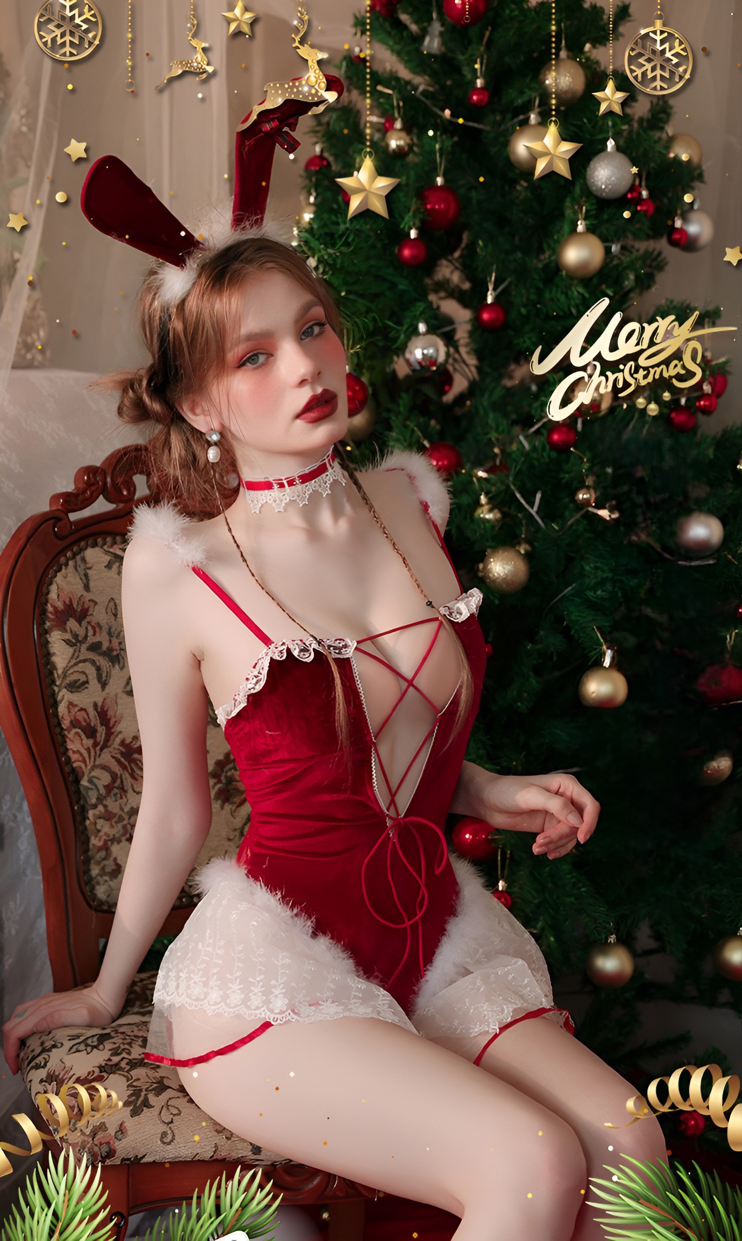 Đồ Cosplay Noel Quyến Rũ  (Không kèm tất) - B.Lingerie
