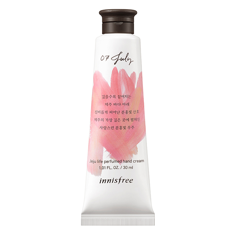 Kem Dưỡng Da Tay Innisfree Jeju Life Perfumed Hand Cream-Pink Coral (30ml)