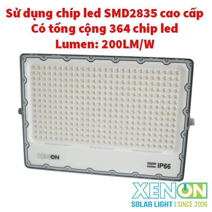 Đèn pha năng lượng mặt trời 500w cao cấp dây dài 1m DL05