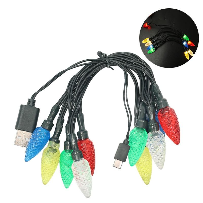 Dây cáp sạc USB chống nước thông dụng cho trang trí Giáng Sinh