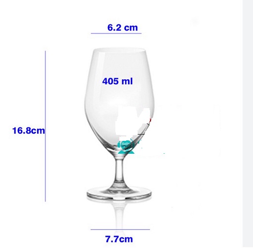 Ly Thủy Tinh Santé Water Goblet 405ml | 1026G14 , Nhập Khẩu Thái Lan