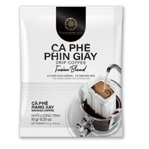 Combo 2 Hộp Cà Phê Phin Giấy Fusion Blend - Hộp 10 gói - Trung Nguyên Legend (Thơm nồng, chua ngọt mạnh, mùi vỏ chanh)