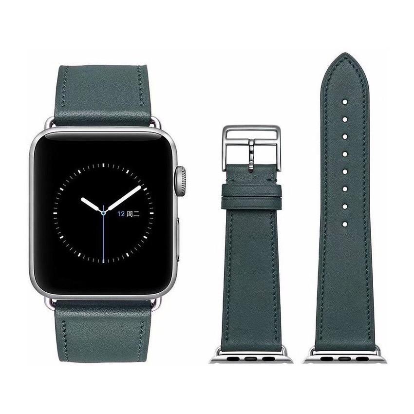 Dây da chất Lượng Cao Cho Đồng Hồ Apple Watch 40mm 44mm 38mm 42mm Series 1 2 3 4 5 6 Se Band