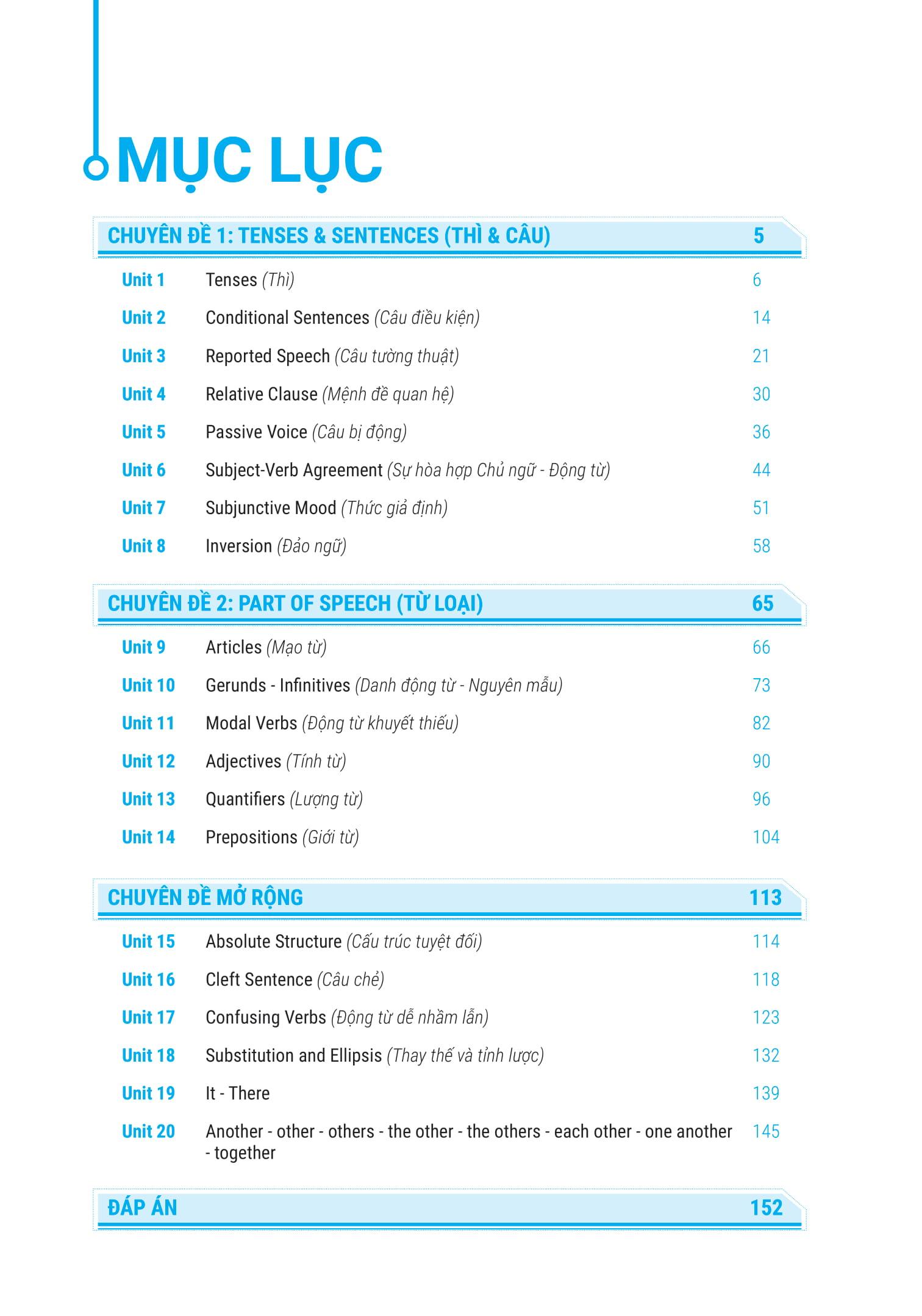 Sách Perfect English Grammar - Cẩm Nang Tự Học Toàn Diện Ngữ Pháp Tiếng Anh - Advanced