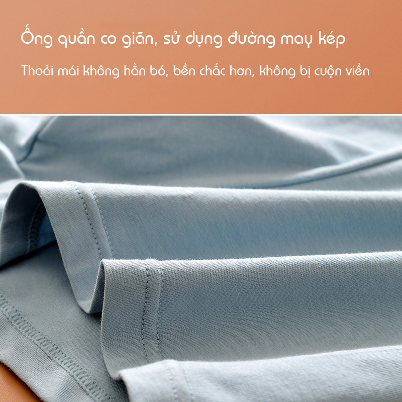 Quần boxer nam cotton mịn mỏng thoáng khí co giãn tốt cao cấp, quần lót nam, sịp cotton trẻ trung K117