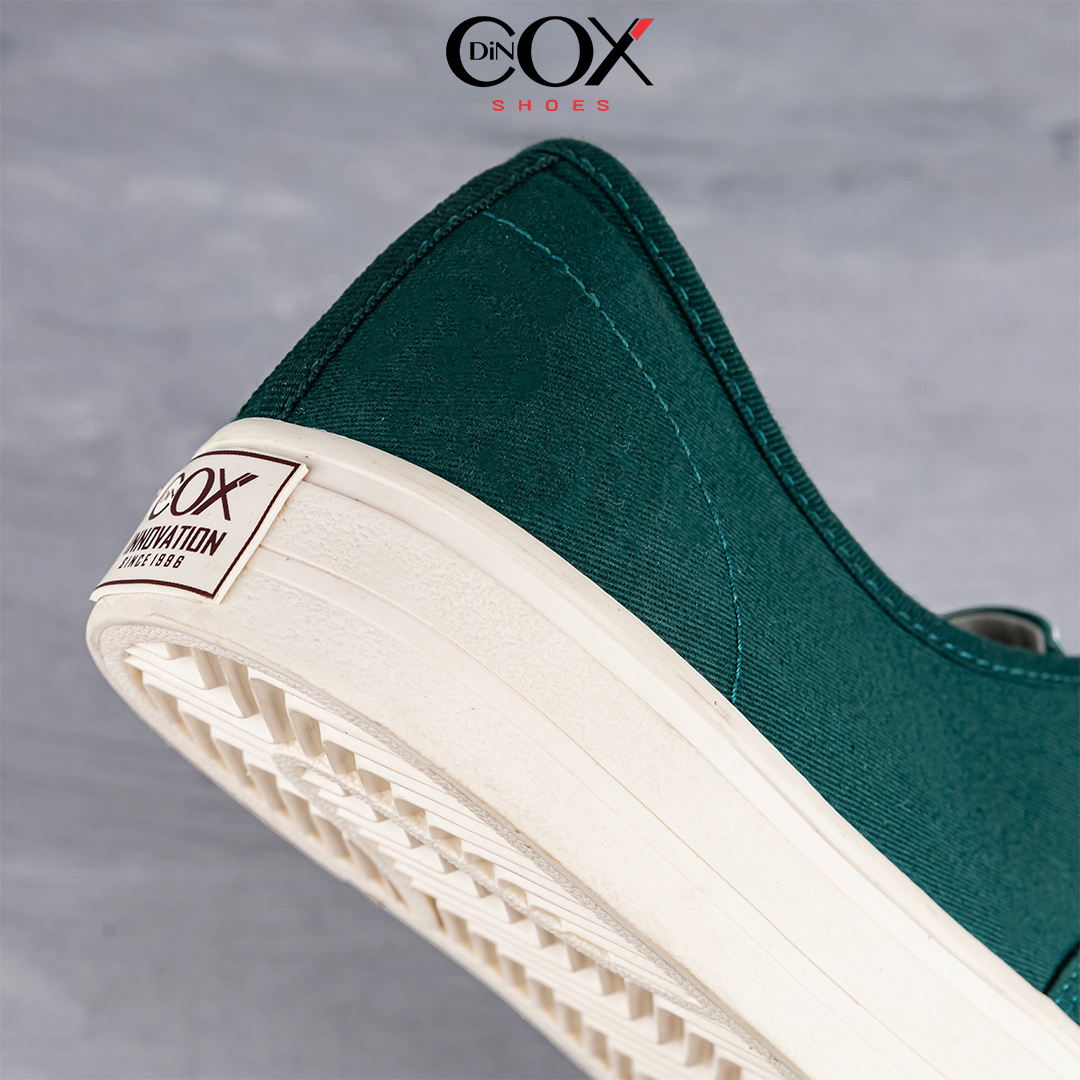Giày Sneaker  Vải Canvas DINCOX E06 Ever Green Đơn Giản Tinh Tế Sang Trọng