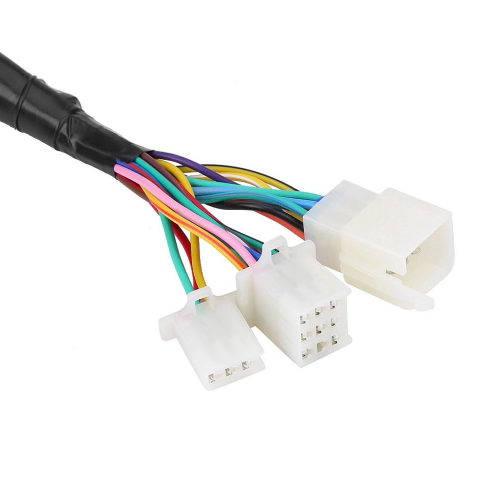 Xe Máy 7 Màu Sáng Kỹ Thuật Số Màn Hình LCD Đồng Hồ Đo Đo Tốc Độ Cảm Biến