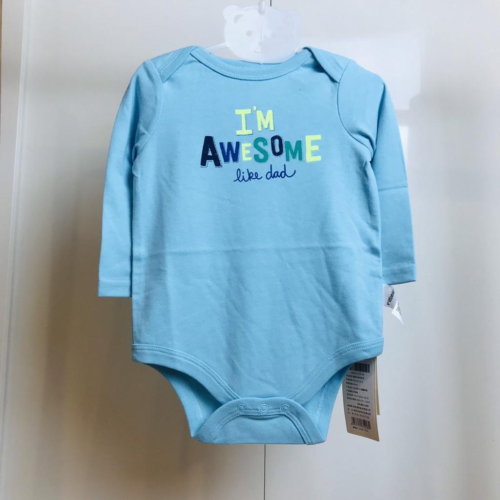 Bộ đồ liền thân bodysuit cotton dài tay cho bé sơ sinh