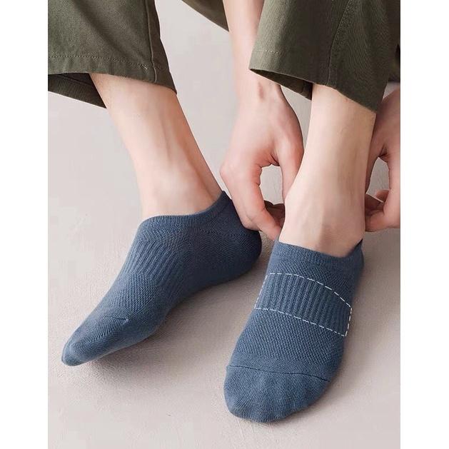 Combo 7 Đôi Tất vớ lười mắt cá chân nam nữ Cotton Cao Cấp co giãn kháng khuẩn , khử mùi , thoáng khí , không bai nhão