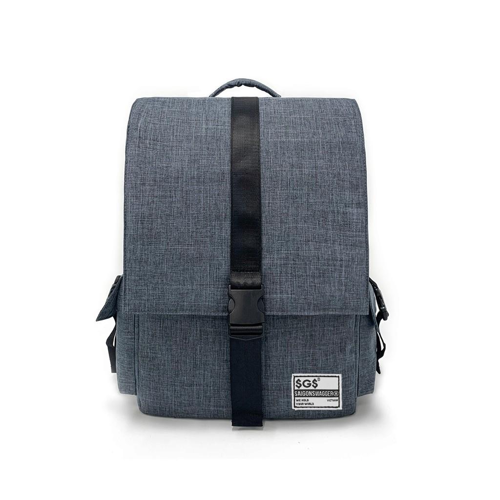 Balo Nắp Dài SAIGON SWAGGER SGS Flapped Backpack-Ngăn Chống Sốc 15inch