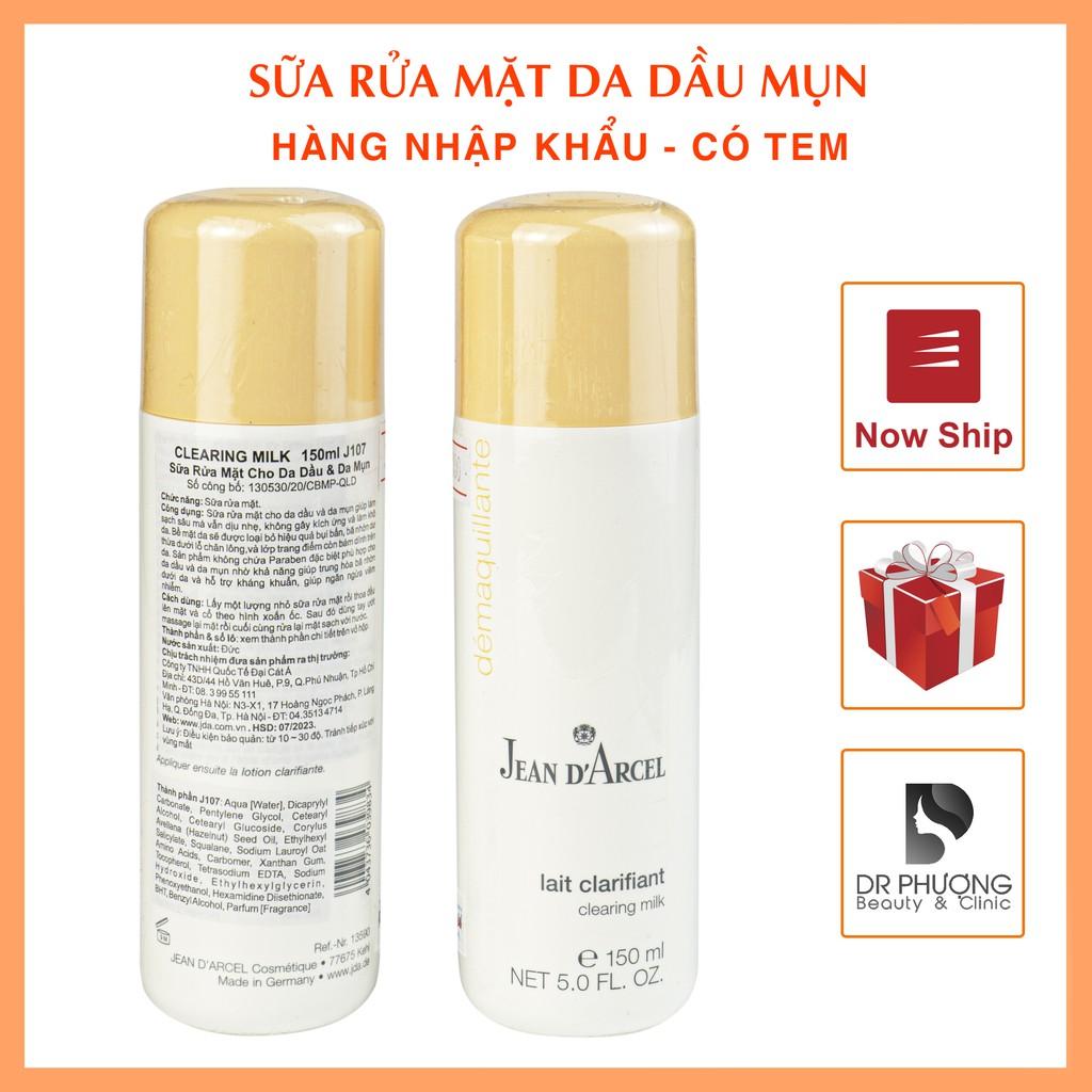 Sữa rửa mặt Jean D’arcel
