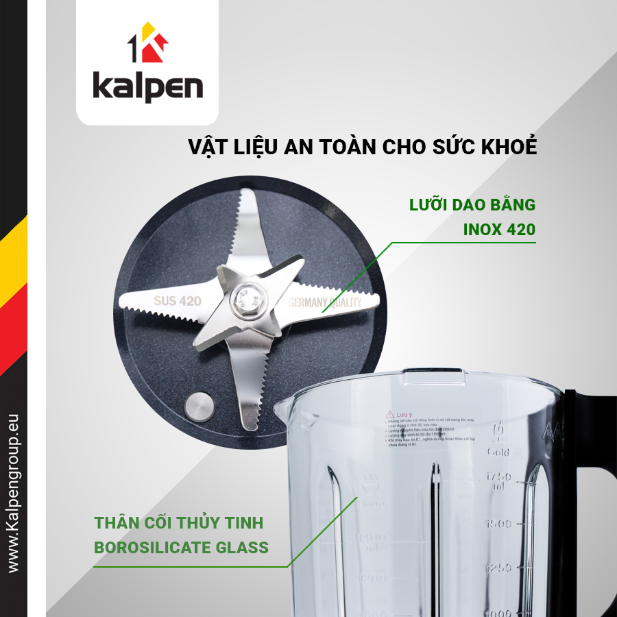 Máy làm sữa hạt KALPEN CBK-2601 hàng chính hãng