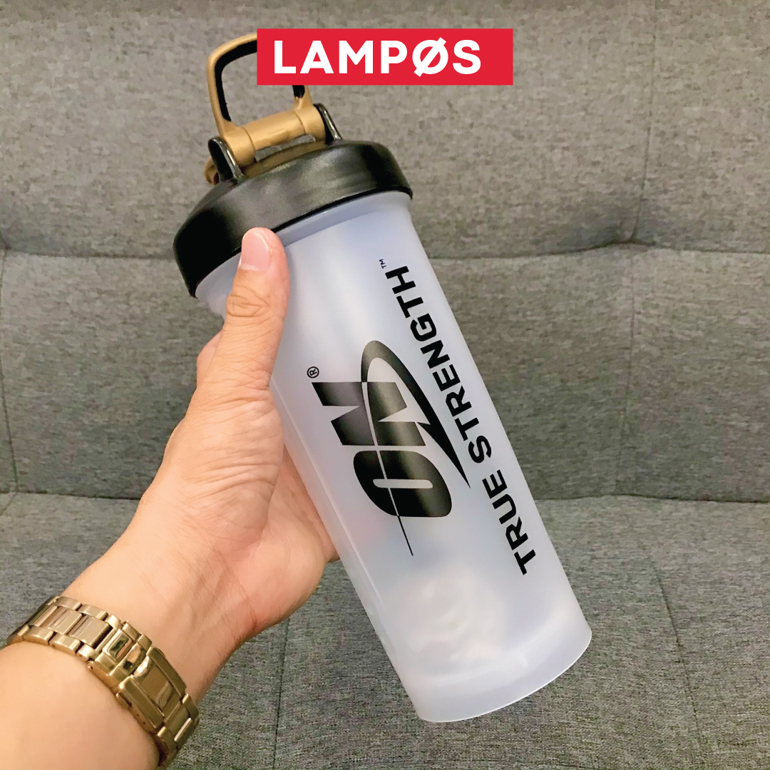 Bình Lắc ON 1.2 Lít | Bình Nước Thể Thao Tập Gym Siêu Bền, Kèm Con Lắc | Không Chứa BPA