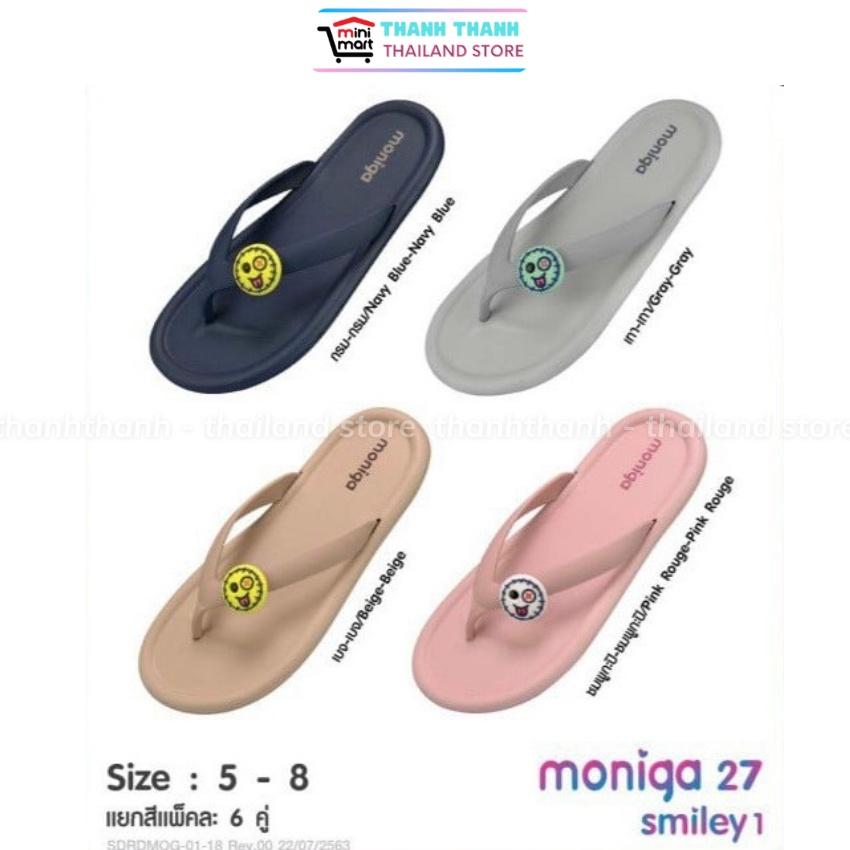 Dép Thái Lan nữ MONOBO xỏ ngón siêu nhẹ - MONIGA 27.1