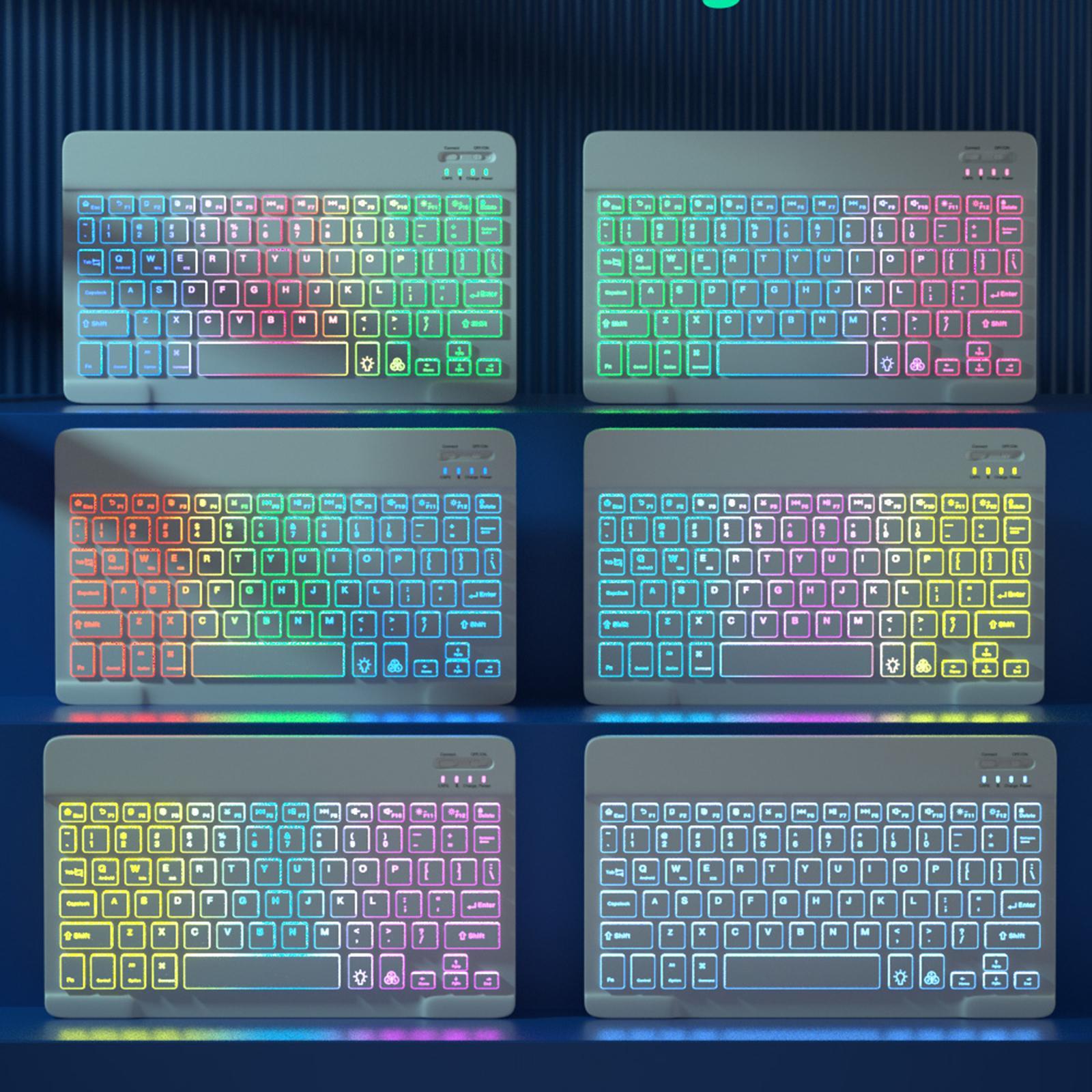 Wireless Bluetooth Keyboard Silent for Tablet PC Laptop