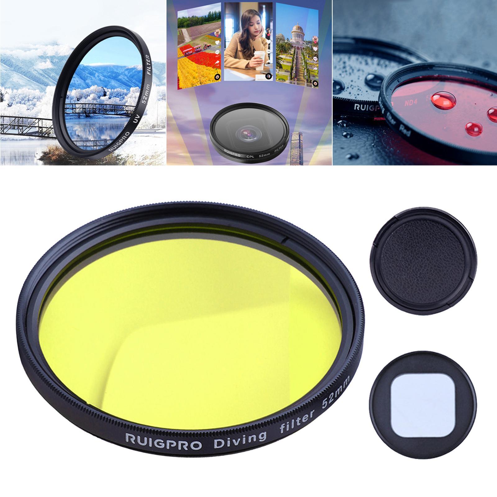 52mm Lens Filter Set + Lens Cover Accessory Tool for   10/9