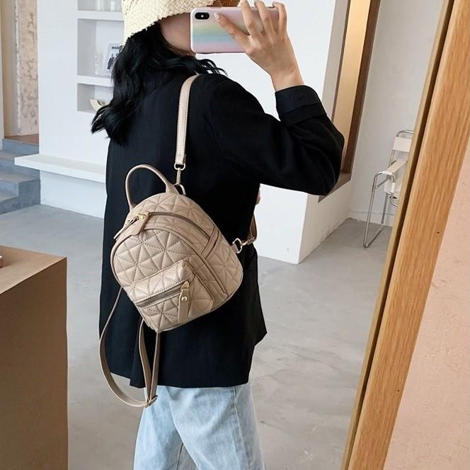 Balo Thời Trang Nữ Túi Mini Da Đẹp Đi Học Đi Chơi Nhỏ Gọn Hàn Quốc Giá Sỉ BL010