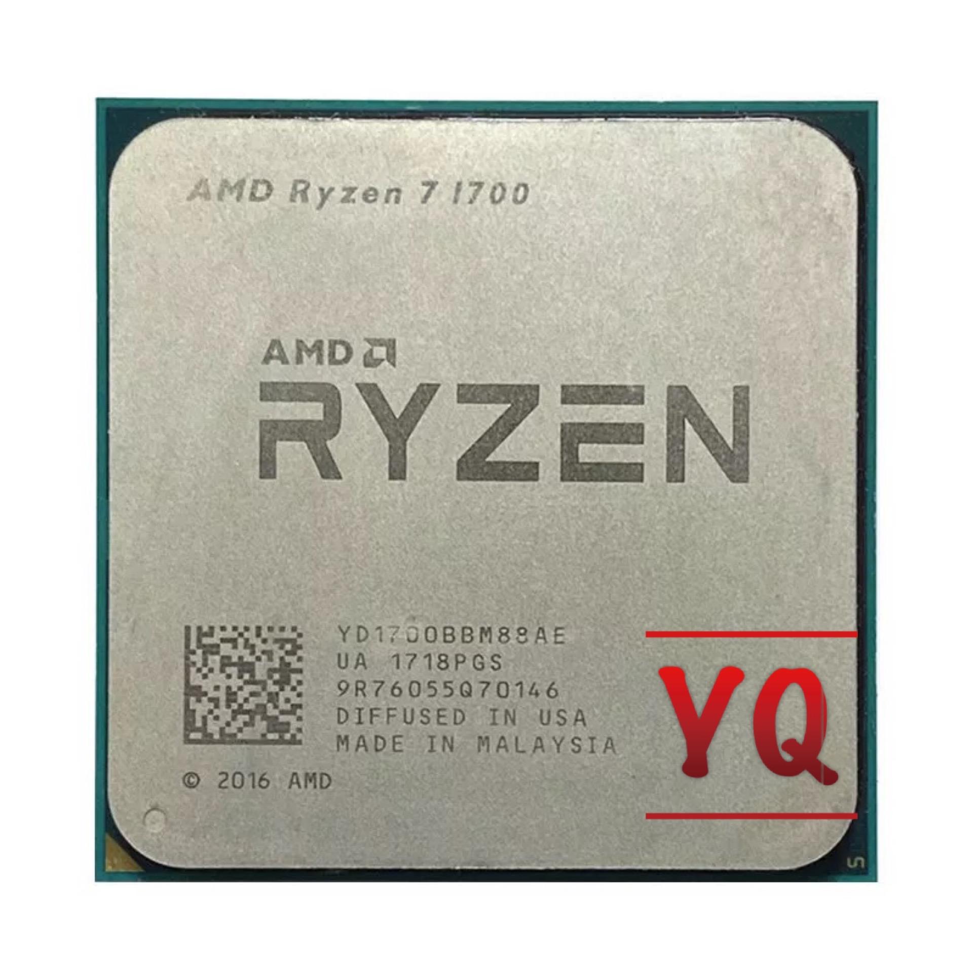 AMD R7 1700 Ryzen 7 1700 3.0 GHz Tám thứ mười lõi CPU Bộ xử lý 65W YD1700BBM88E AM4