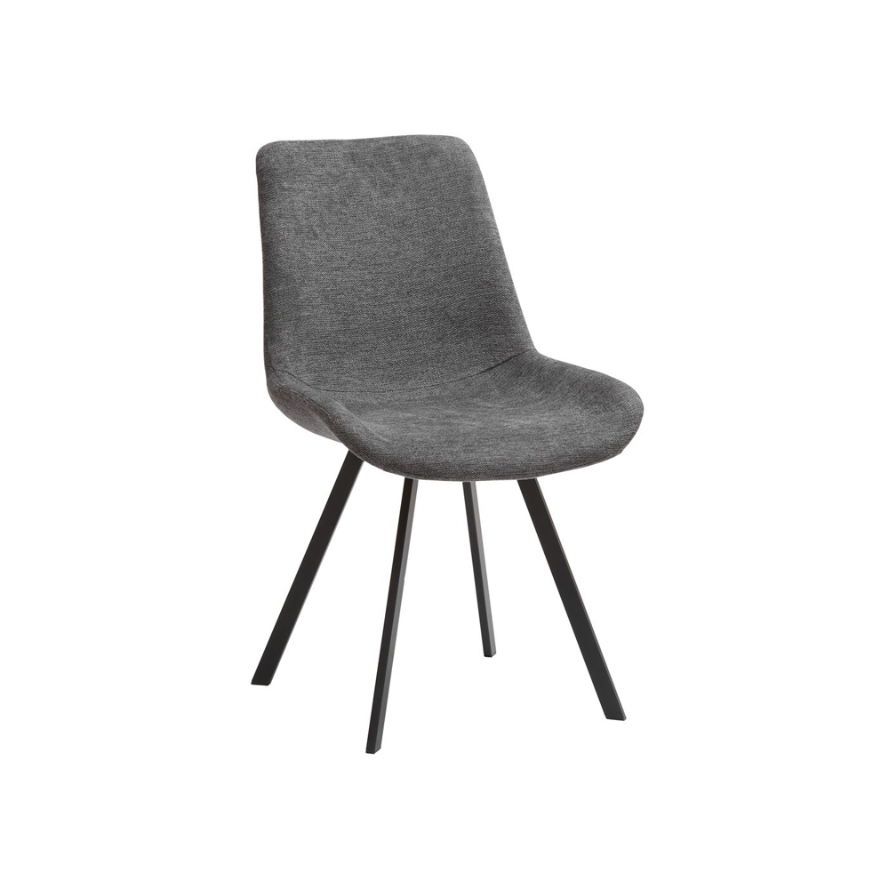 Ghế bàn ăn | JYSK Hygum | kim loại/PU/polyester | nhiều màu | R54xS59xC86cm