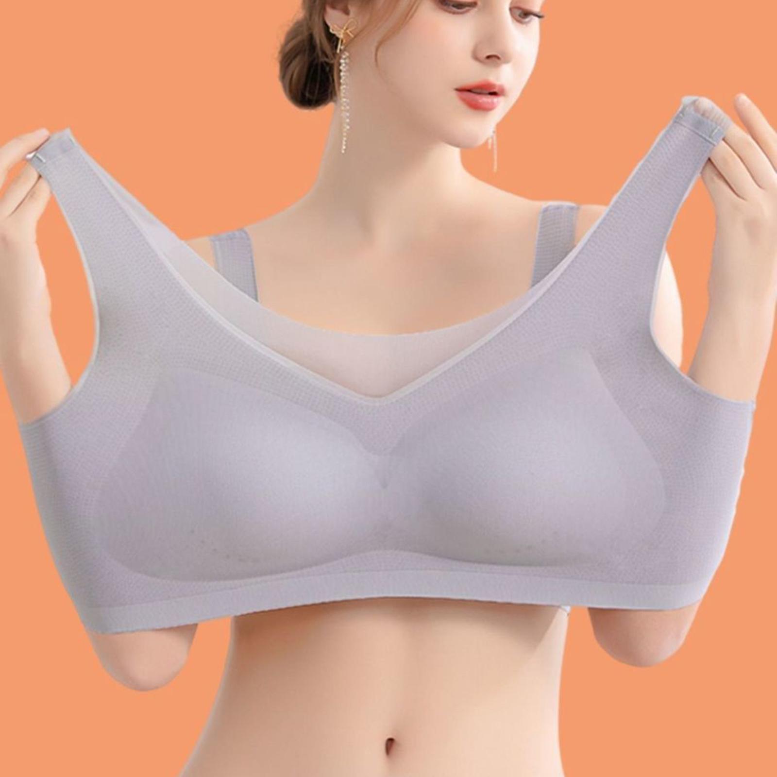 Breathable Women Seamless Bra Every Day  No Wires  Wide Strap