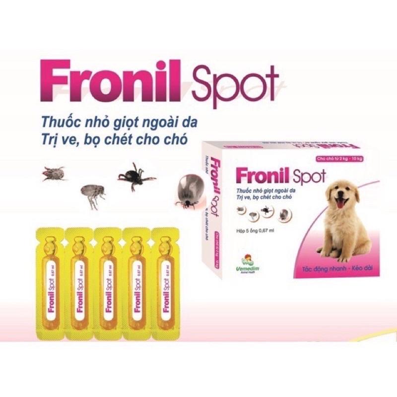 Nhỏ gáy Fronil Spot trị rận ve bọ chét trên chó mèo