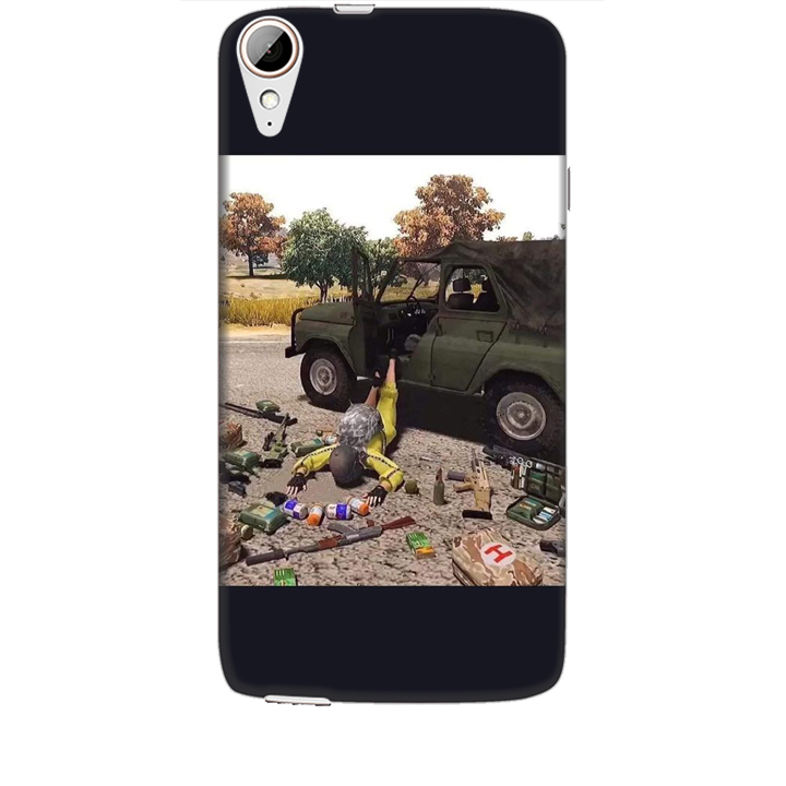 Ốp lưng dành cho điện thoại HTC 828 hinh PUBG Mẫu 03