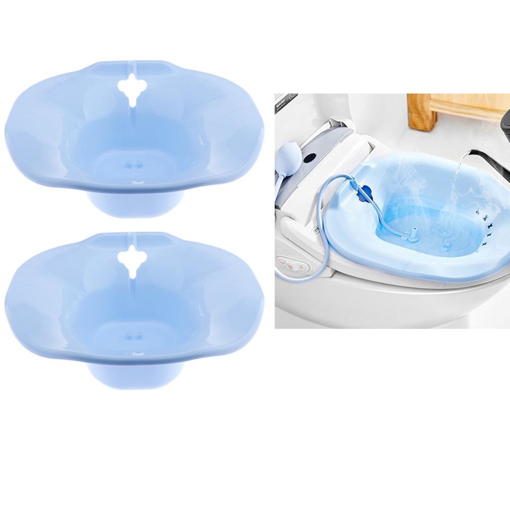2X Portable Bidet Toilet Attachable / Bath Chair For Standard Toilet