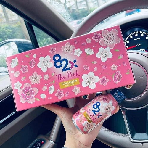 82X The Pink Collagen 100ml Hàm Lượng 1000mg Collagen, Nước Uống Đẹp Da Tràn Năng Lượng Đến Từ Nhật Bản