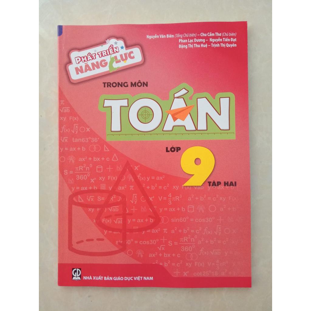 Sách - Combo Phát triển năng lực trong môn Toán lớp 9 (Tập 1 + Tập 2)