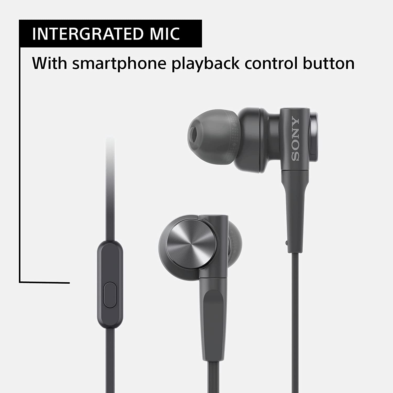 Tai nghe Cắm Dây Extrabass Sony MDR-XB55AP | Hàng chính hãng  - Màu Xanh Dương